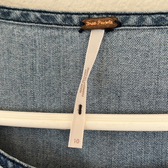 NWOT Free People Blue Jean Baby Maxi Dress - Picture 6 of 10